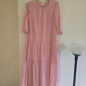 Elegant Pink Women's Dress
